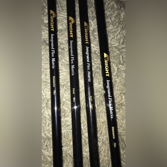 Wright Integrated Flex Matrix Golf Shafts Set of 4 Brand New of Old Stock RARE! - Picture 3 of 9